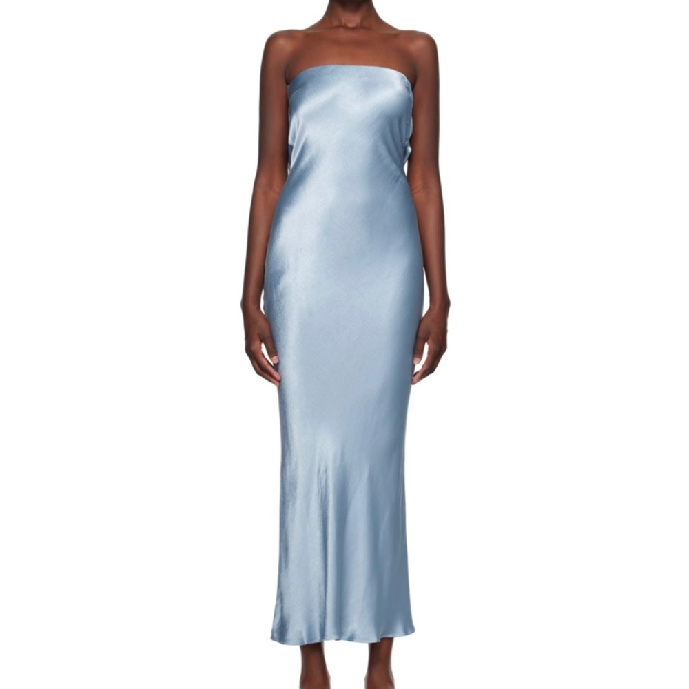 Bec + Bridge Moon Dance strapless Sky Blue